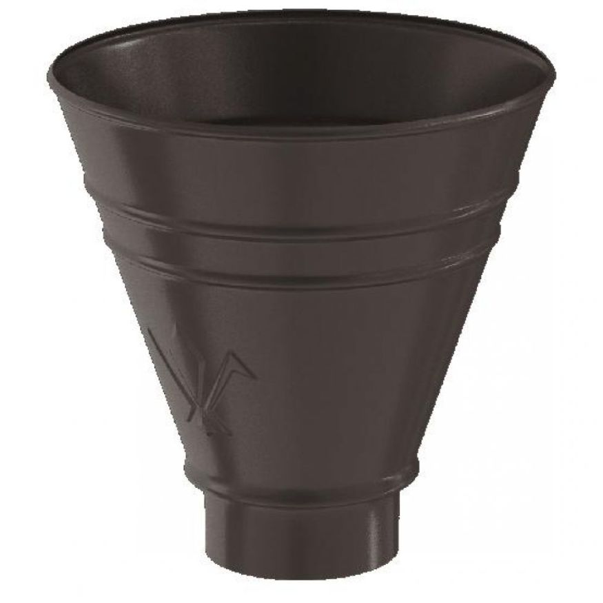 Водосборная воронка круглая Aquasystem RR 32, тёмно-коричневая, 150/100 купить в Казани