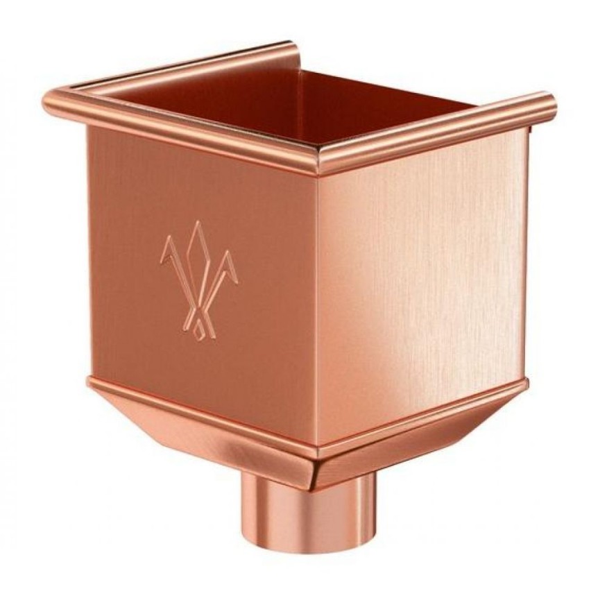 Водосборная воронка Aquasystem из меди 150/100 купить в Казани