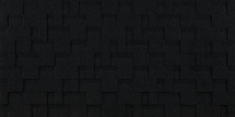 Гибкая черепица EURASIA Docke, Лабиринт, Черный цвет