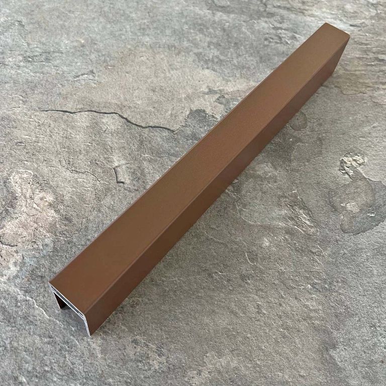 Алюминиевый П-профиль EasyDecking Коричневый купить в Казани