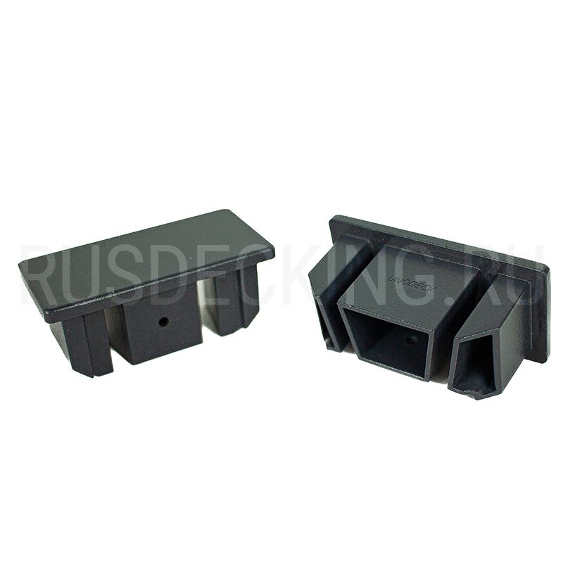 Заглушка для перил торцевая RusDecking Unodeck Графит купить в Казани