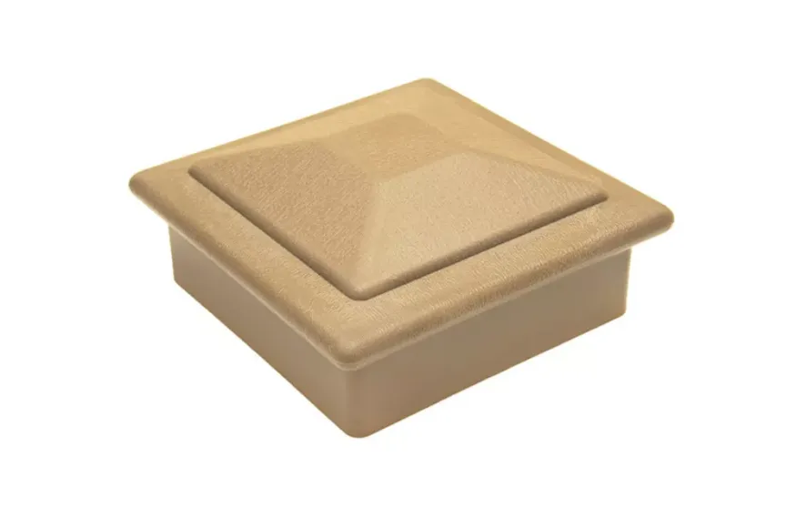 Крышка верхняя ПВХ для столба 125х125 Deckart Орех купить в Казани