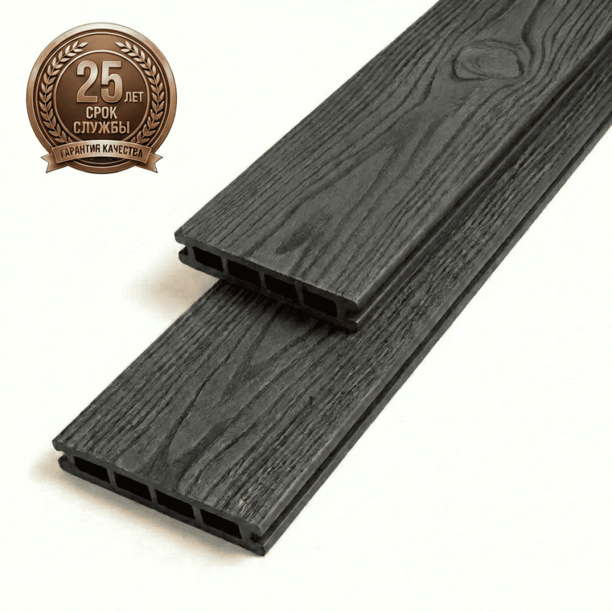 Террасная доска ДПК GardenParkett Табула, Графит купить в Казани