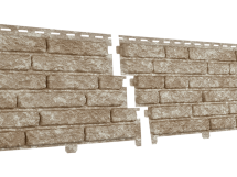 Фасадные панели Ю-Пласт Стоун Хаус Кварцит, Светло-бежевый