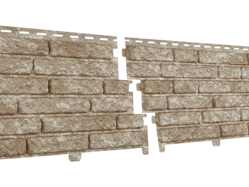 Фасадные панели Ю-Пласт, Stone House Quartzite, Светлый Бежевый купить в Казани