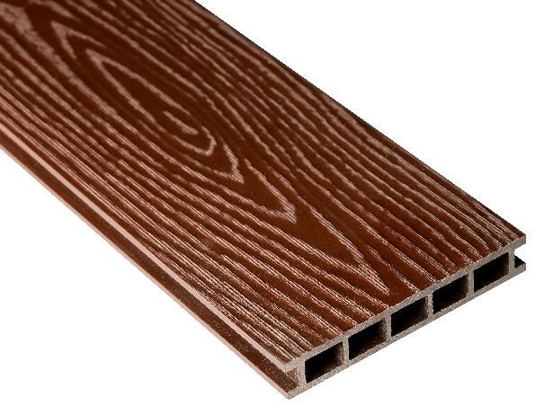 Террасная доска Faynag Premium PINO 3D в цвете Шоколад из ДПК купить в Казани
