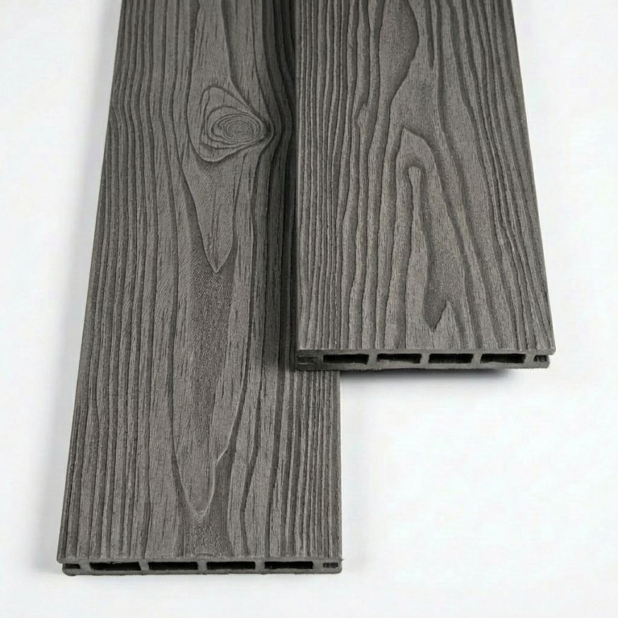 Террасная доска ДПК GardenParkett Табула, Серый купить в Казани