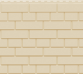 Фасадная панель Доломит в цвете Шампань, имитация кирпича. купить в Казани