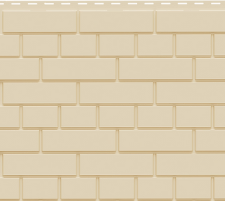 Фасадная панель Доломит в цвете Шампань, имитация кирпича. купить в Казани