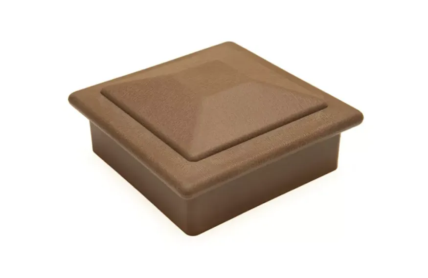 Крышка верхняя ПВХ для столба 125х125 Deckart Шоколад купить в Казани