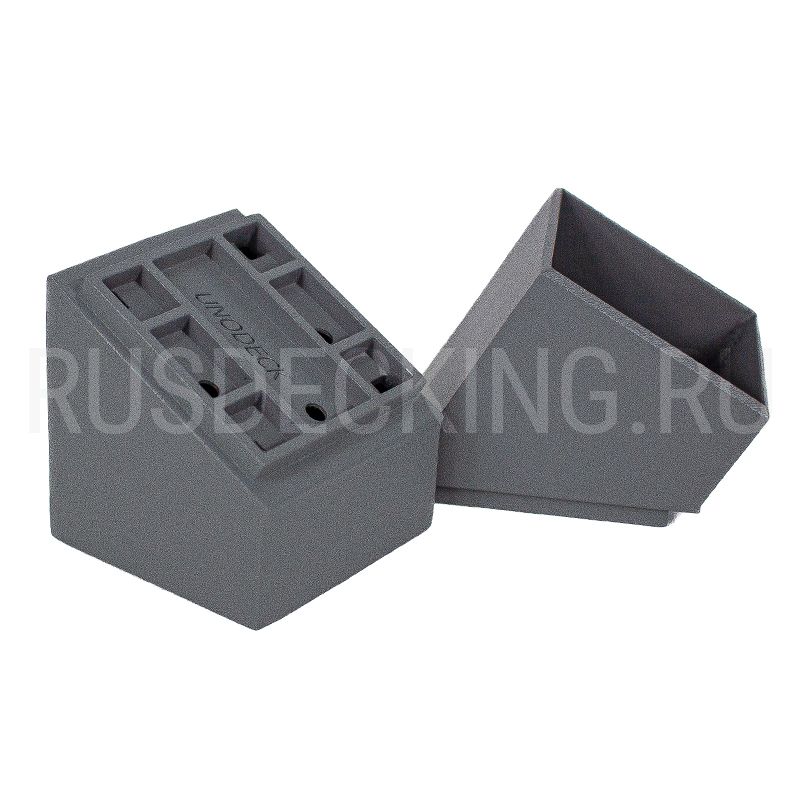Крепление балясины наклонное RusDecking Unodeck Серый купить в Казани