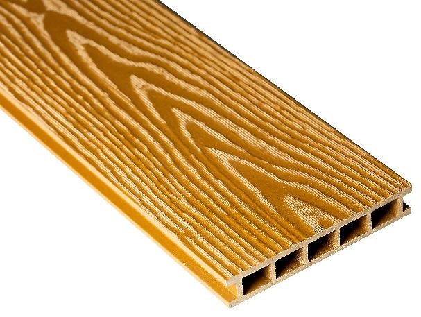 Террасная доска Faynag Premium PINO 3D в цвете Тик из ДПК купить в Казани