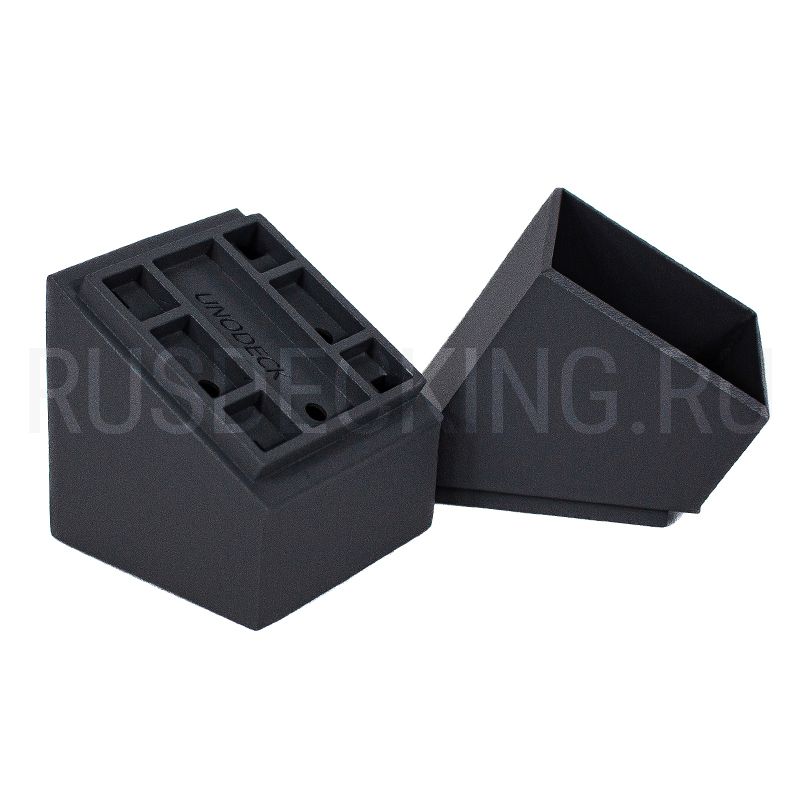 Крепление балясины наклонное RusDecking Unodeck Графит купить в Казани