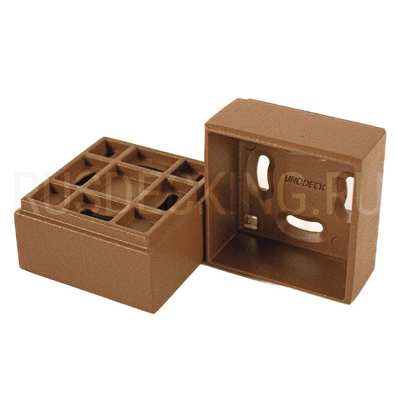 Крепление балясины прямое RusDecking Unodeck Орех купить в Казани