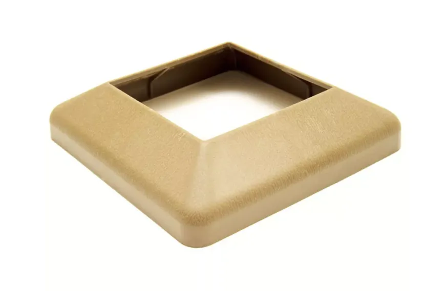 Крышка нижняя ПВХ для столба 125х125 Deckart Орех купить в Казани