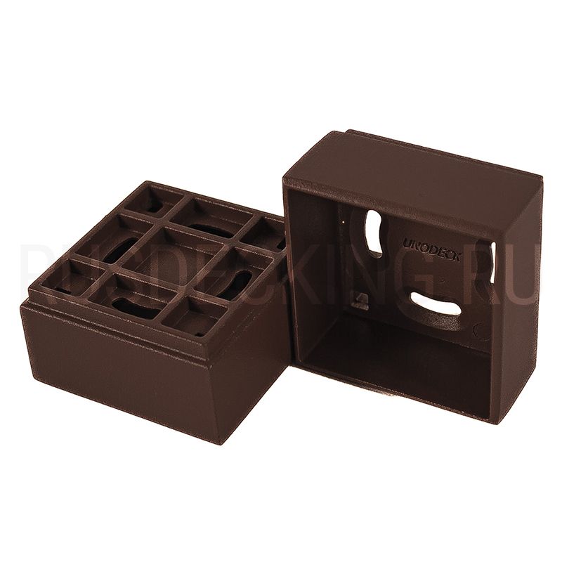 Крепление балясины прямое RusDecking Unodeck Венге купить в Казани