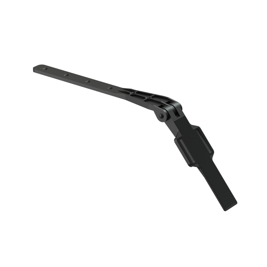 Регулируемое крепление для кронштейна желоба Docke Lux, Карбон купить в Казани