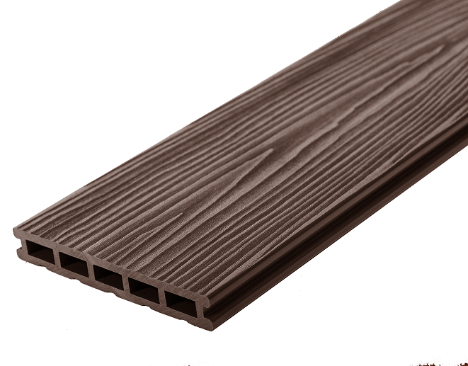 Террасная доска из ДПК RusDecking Unodeck Mogano - Цвет Венге купить в Казани