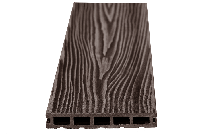 Террасная доска из ДПК RusDecking Unodeck Mogano - Цвет Венге купить в Казани