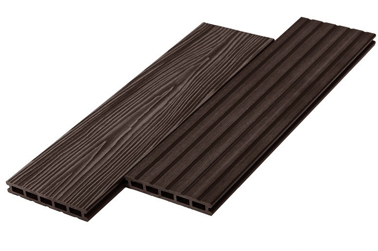 Террасная доска из ДПК RusDecking Unodeck Mogano - Цвет Венге купить в Казани