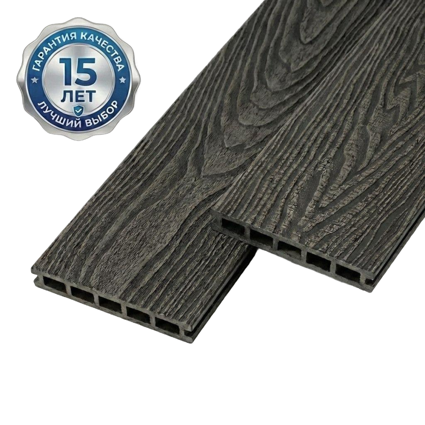 Террасная доска ДПК GardenParkett Патио, Графит купить в Казани