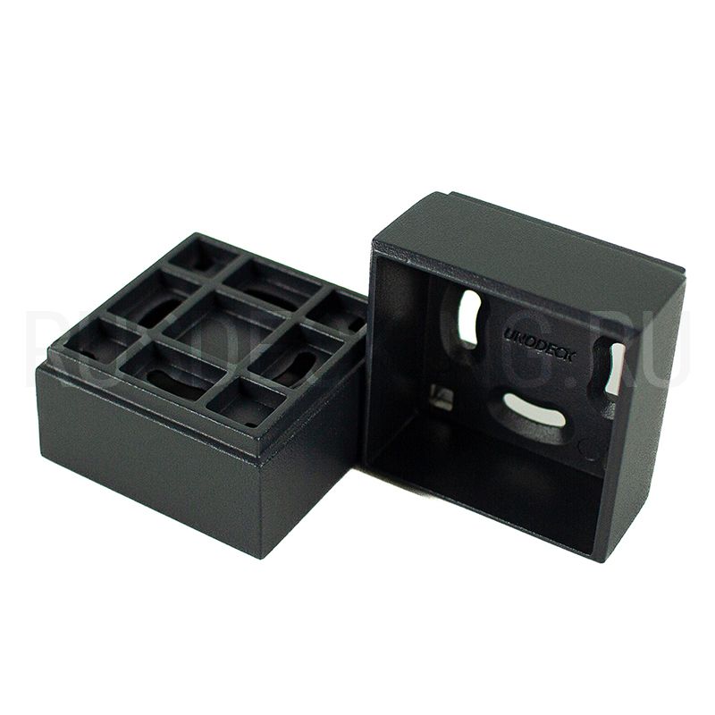 Крепление балясины прямое RusDecking Unodeck Графит купить в Казани