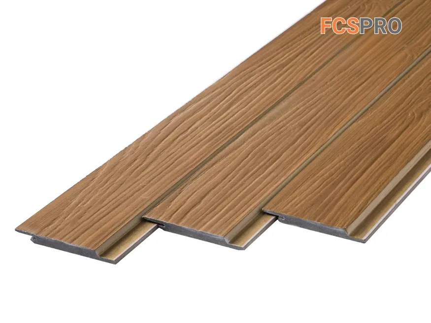 Фиброцементный сайдинг FCSPRO Click Shtil Термо береза купить в Казани