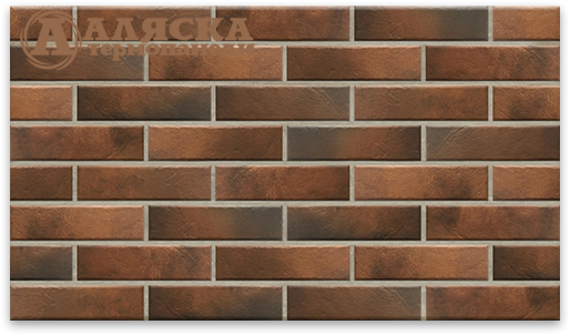 Фасадные термопанели Аляска 24. Retro brick chili купить в Казани