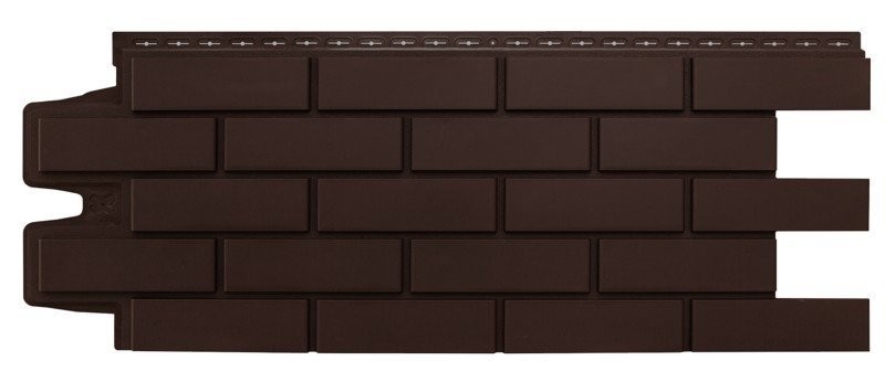 Фасадные панели Grand Line, Клинкерный кирпич Classic, Цвет: Шоколадный купить в Казани