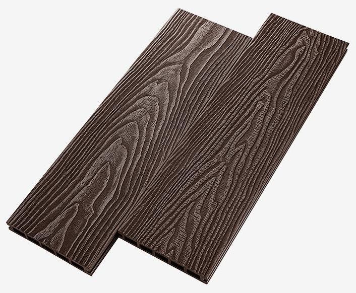 Террасная доска из ДПК RusDecking Unodeck Vintage - Цвет Венге купить в Казани