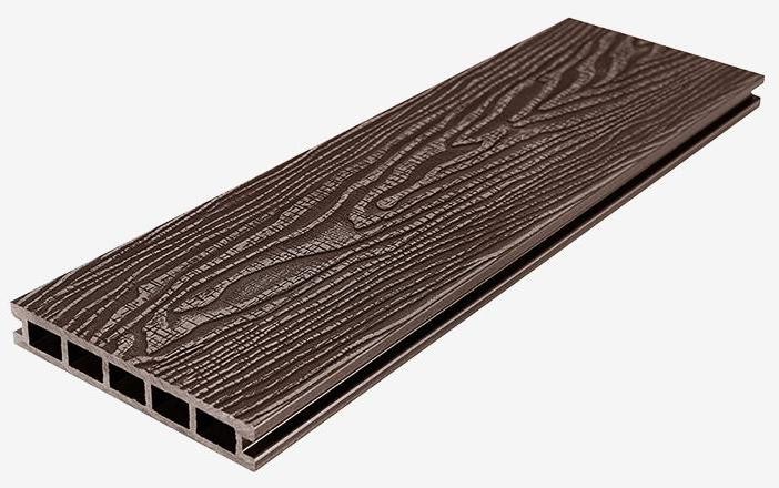Террасная доска из ДПК RusDecking Unodeck Vintage - Цвет Венге купить в Казани