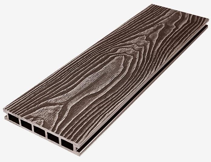 Террасная доска из ДПК RusDecking Unodeck Vintage - Цвет Венге купить в Казани