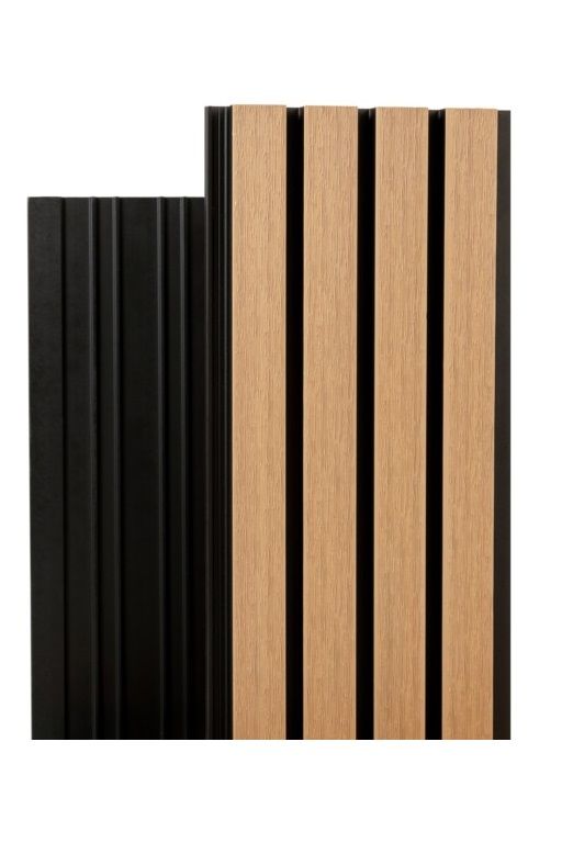 Реечная фасадная панель Ecodecking Скай Коэкструзия Бук купить в Казани