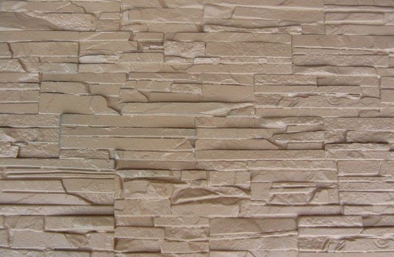 Плоская фасадная панель Aelit Plast бежевого цвета купить в Казани