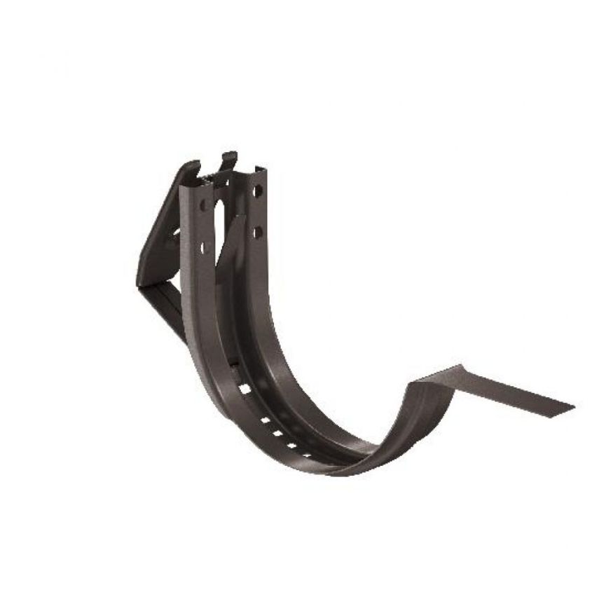 Короткий регулируемый крюк для крепления желоба Aquasystem RR 32, темно-коричневый 150/100 купить в Казани