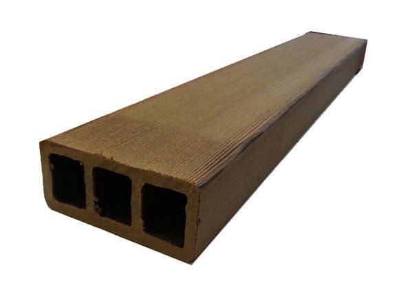 Перила из дерева и пластика (венге и коричневый) купить в Казани