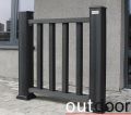 Ограждение из ДПК Outdoor Classic 3D STORM черного цвета купить в Казани