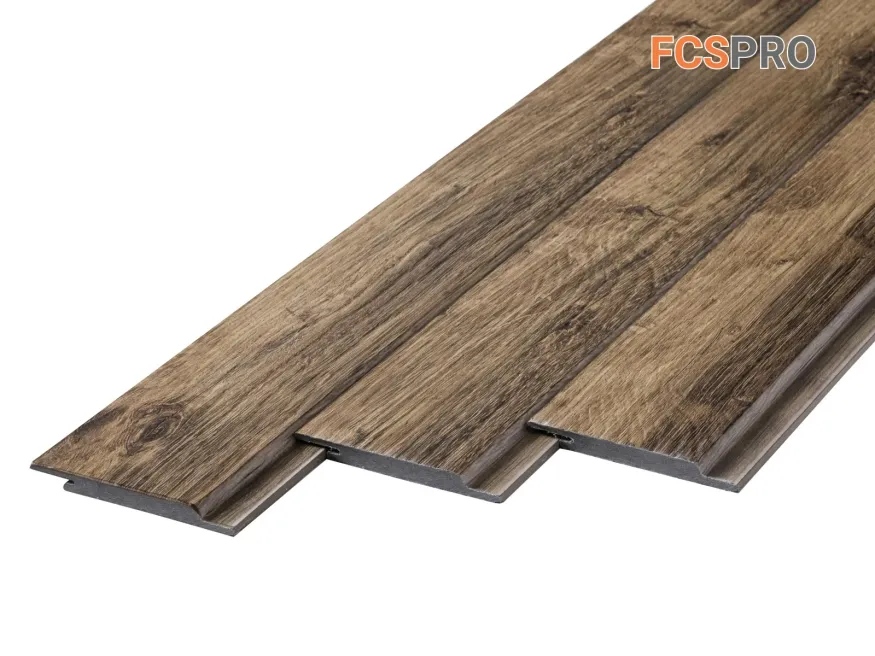 Фиброцементный сайдинг FCSPRO Click Shtil Кедр купить в Казани