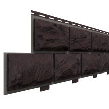 Фасадная панель Доломит, Альпийский премиум, цвет Венге.