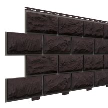 Фасадная панель Доломит, Альпийский премиум, цвет Венге.