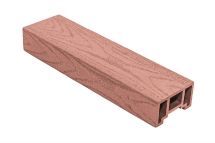 Перила из ДПК АЙ-ТЕХПЛАСТ терракотового цвета