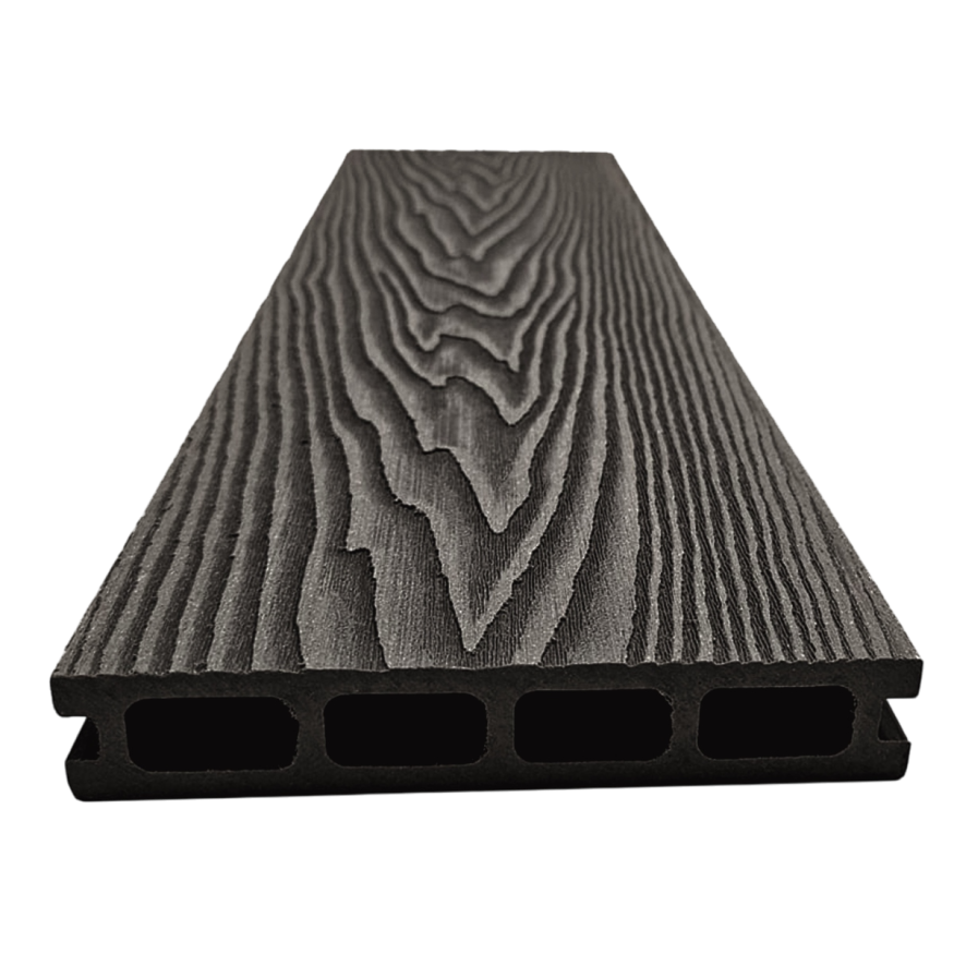 Террасная доска ДПК NanoWood 3D Double Антрацит купить в Казани