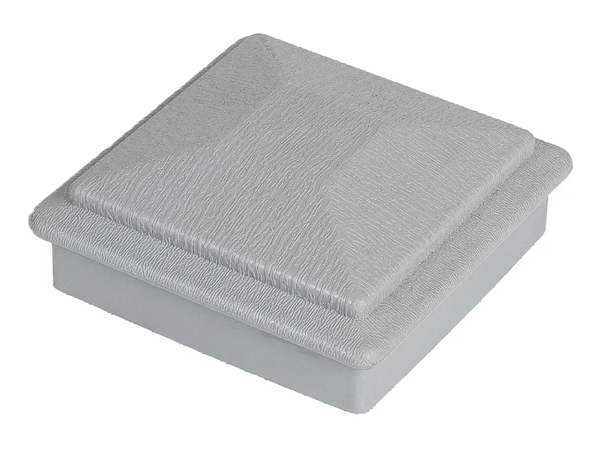 Крышка верхняя фигурная ПВХ для столба 100х100 Deckart Серый купить в Казани