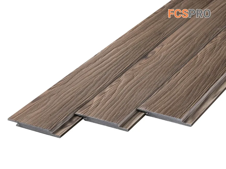 Фиброцементный сайдинг FCSPRO Click Shtil Лиственница в масле купить в Казани