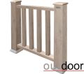 Ограждение из ДПК Outdoor Классик 3D STORM в сером миксе купить в Казани