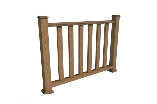 Ограждения из древесно-полимерного композита WOODVEX купить в Казани