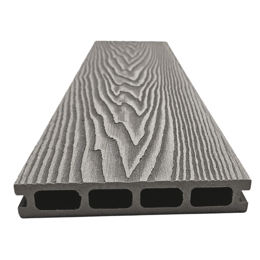 Террасная доска ДПК NanoWood 3D Double Серый купить в Казани