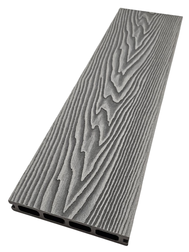 Террасная доска ДПК NanoWood 3D Double Серый купить в Казани