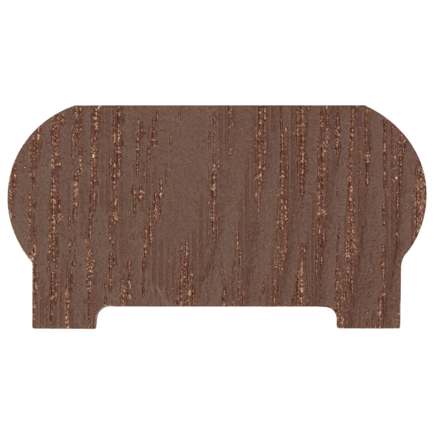 Заглушка торцевая для перил из ДПК Faynag Шоколад 95х50 мм купить в Казани