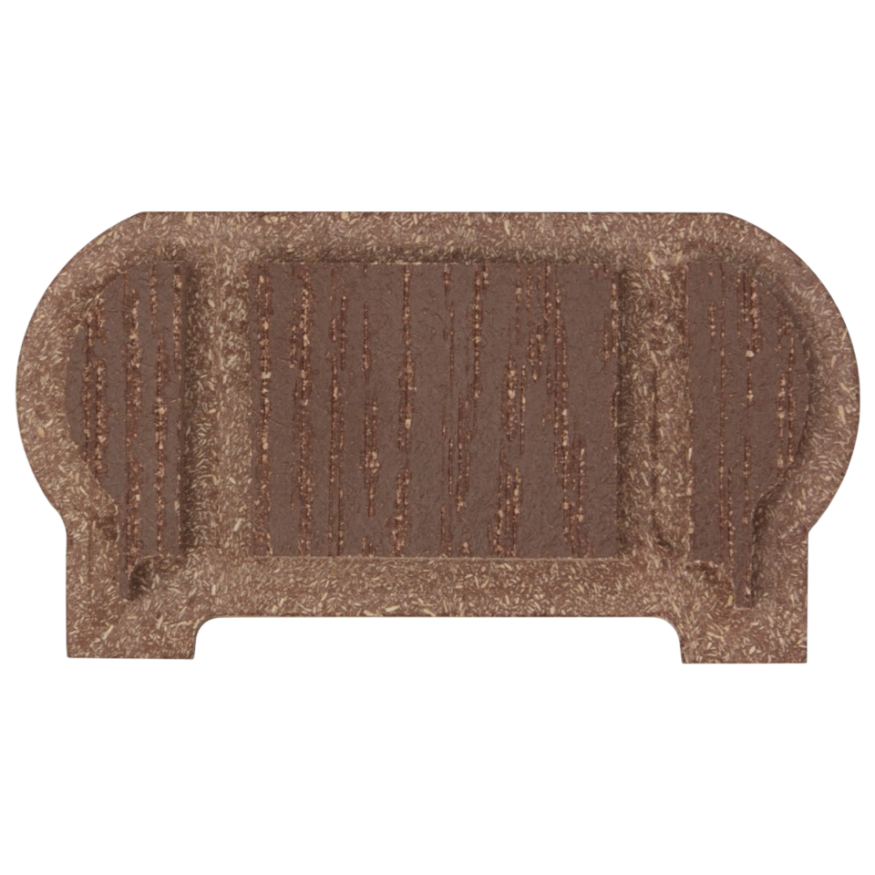 Заглушка торцевая для перил из ДПК Faynag Шоколад 95х50 мм купить в Казани